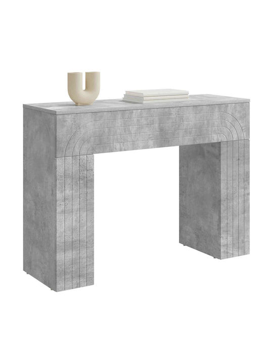 Wooden Console Gray L102xW35xH75cm