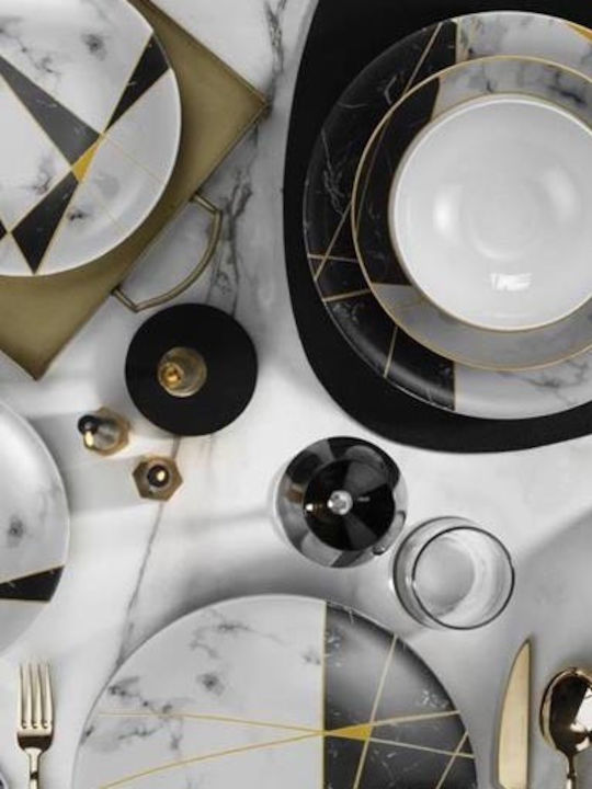 Kutahya Porselen White Porcelain Dinnerware Set 24pcs