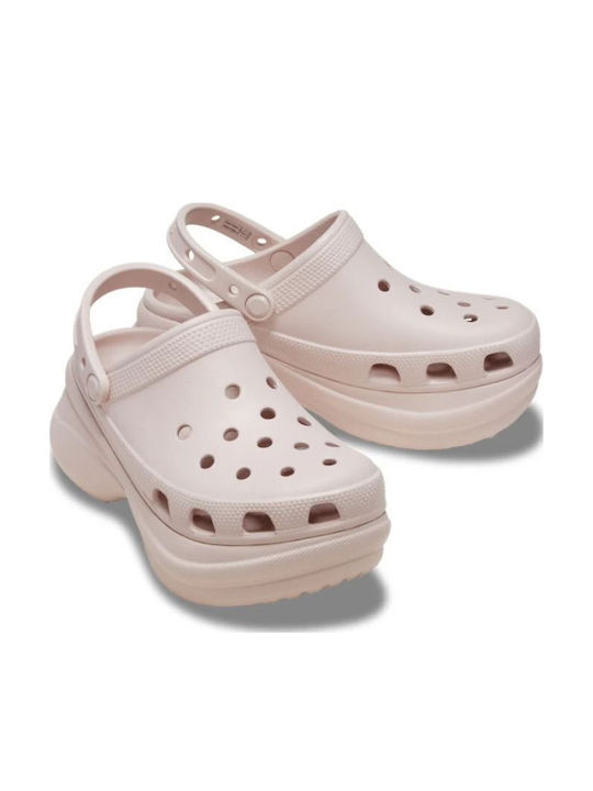 Crocs Bae Γυναικεία Σαμπό Ροζ