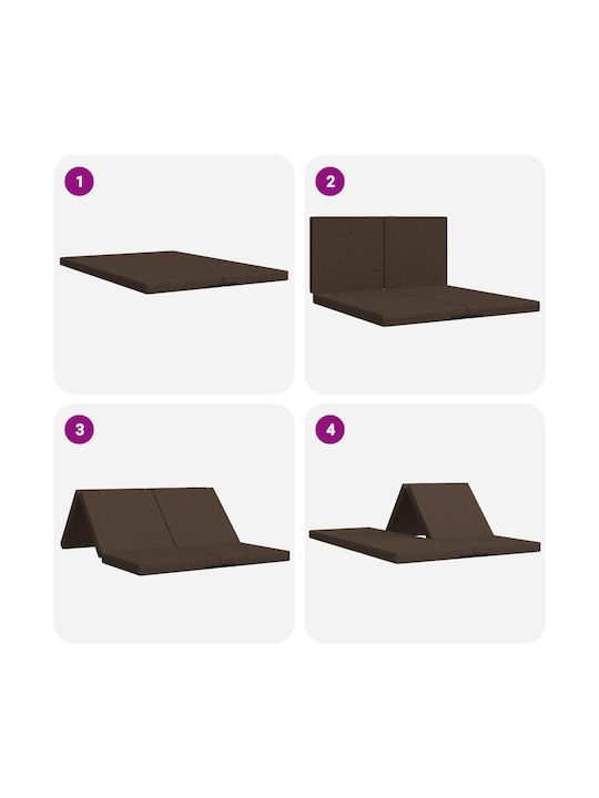 vidaXL vidaXL Dekorativer Kissenbezug Taupe 67x140cm