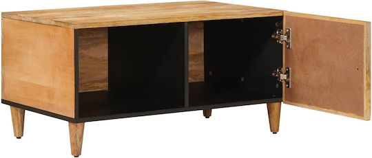 Măsuță Centrală Rectangulară din Lemn Masiv Maro M80xL50xÎ40cm