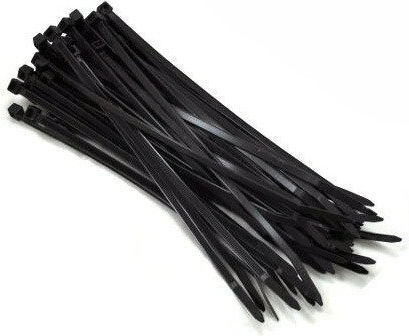 Dedra Plastic Cable Ties 140mmx2.5mm In Black Colour 100pcs 11C25142