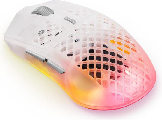SteelSeries Aerox 3 Wireless Gen 2 Wireless RGB Gaming Mouse 26000 DPI Ghost