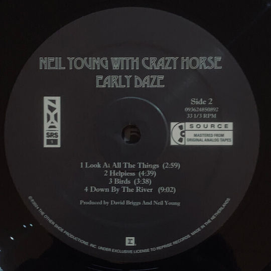 Neil Young Crazy Horse Early Daze Vinyl