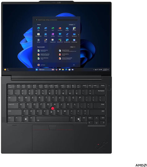 Lenovo ThinkPad E14 Gen 7 (AMD) 14" IPS FHD+ (Ryzen 7-250/32GB/1TB SSD/Без операционна система) (БГ клавиатура)