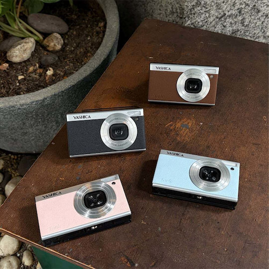 Yashica Tank Compact Camera 12MP Optical Zoom 8x Pink