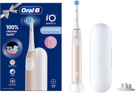 Oral-B Oral-B Elektrische Zahnbürste mit Drucksensor und Reiseetui Rosa