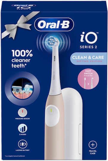 Oral-B Oral-B Elektrische Zahnbürste mit Drucksensor und Reiseetui Rosa