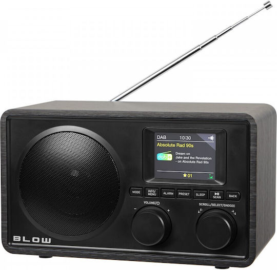 Blow 77-576 Портативно Радио Акумулаторно DAB+ с Bluetooth Черно