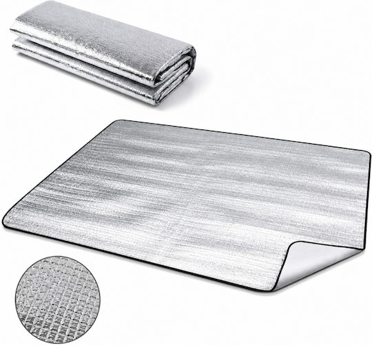 Beach Mat Camping Waterproof Aluminum Coating 200x200cm Home