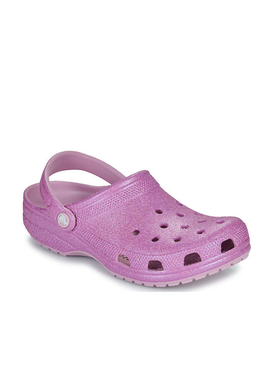 Crocs Classic Damen Clogs Lila