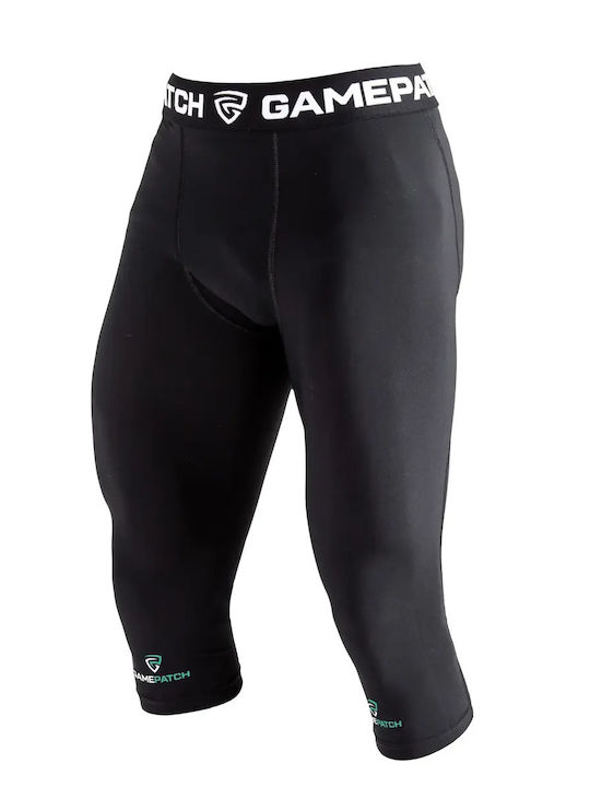 GamePatch Ανδρικό Αθλητικό Κολάν Compression Capri Μαύρο