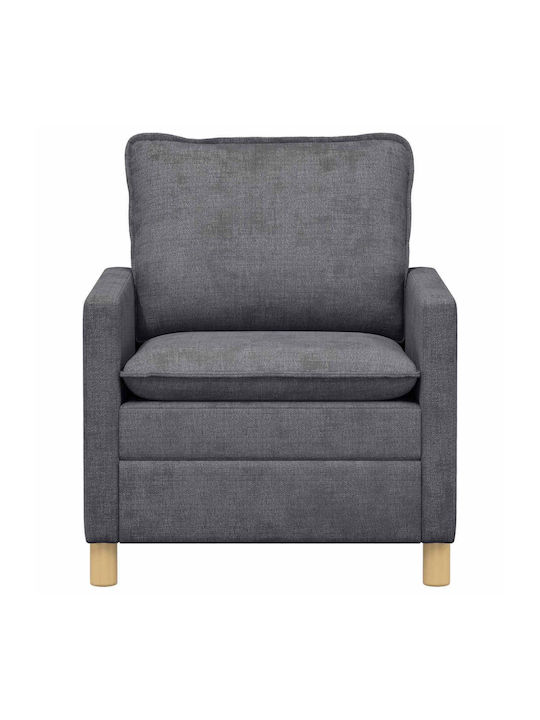Armchair Dark Gray 76x81x87.5cm
