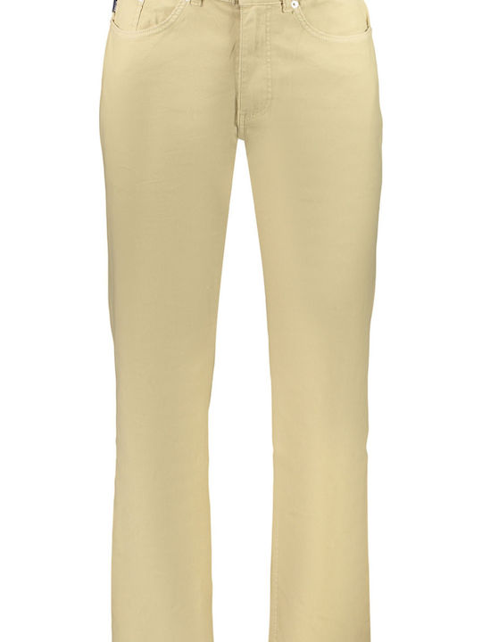 Stretch Beige Men's Trousers