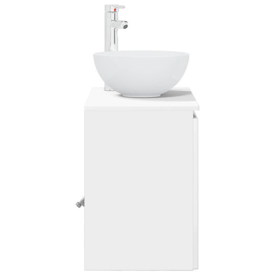vidaXL Panglică Fără Lavoar M49.5xA41xÎ64.5cm Alb