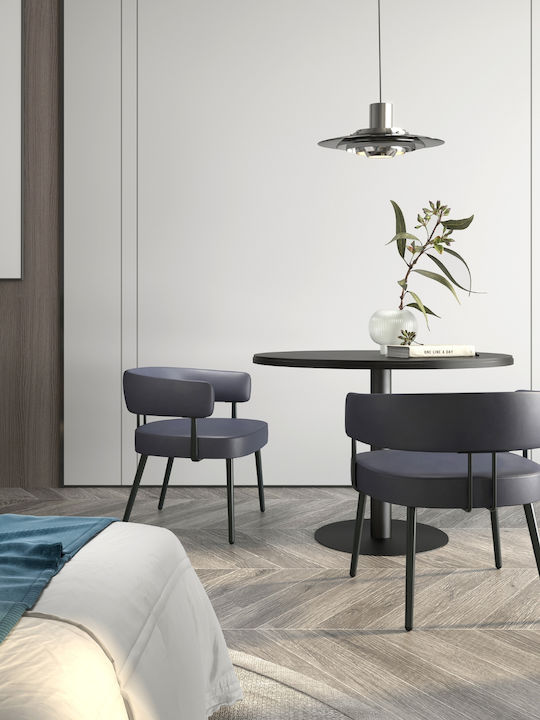 Visitor Chair Symphony in Blue Colour 64x55x77cm
