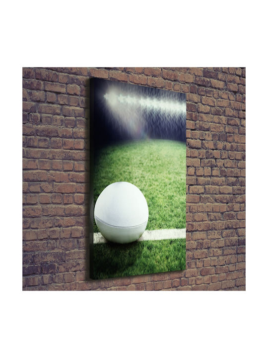 Panou De Perete Pânză Materiale Durabile Minge De Rugby 70x140 Cm