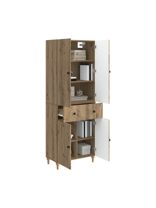 Bücherregale Braun 2 Stück 66x34.5x90cm