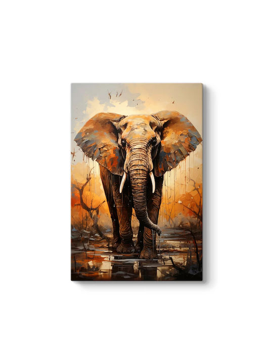 Megapap Elephant Story Painting on Canvas 60x90cm