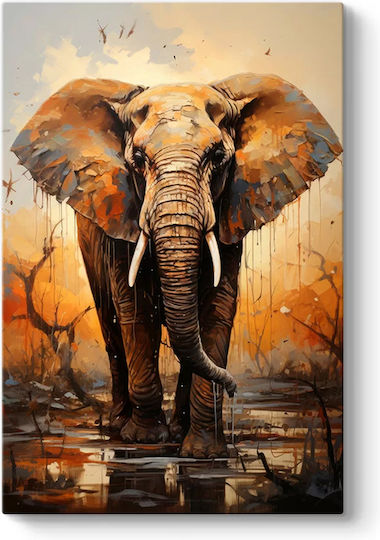 Megapap Elephant Story σε Καμβά 60x90 cm