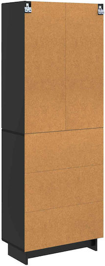 Черни Етажерки (2 Броя) 66x34.5x90 см