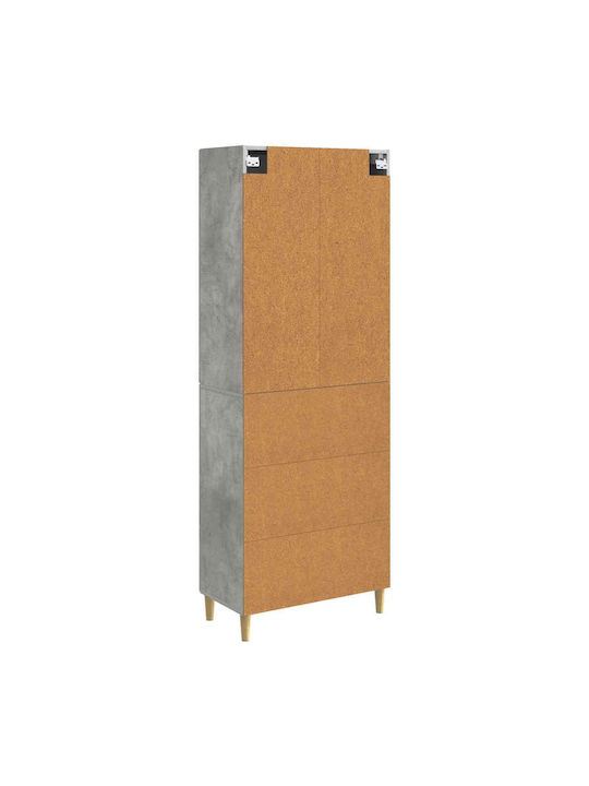 Gray Bookcases (2 Pieces) 66x34.5x95cm