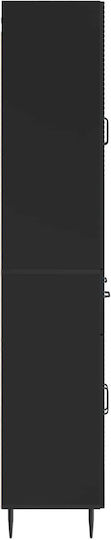 Bibliothek Schwarz 66x34.5x89.5cm