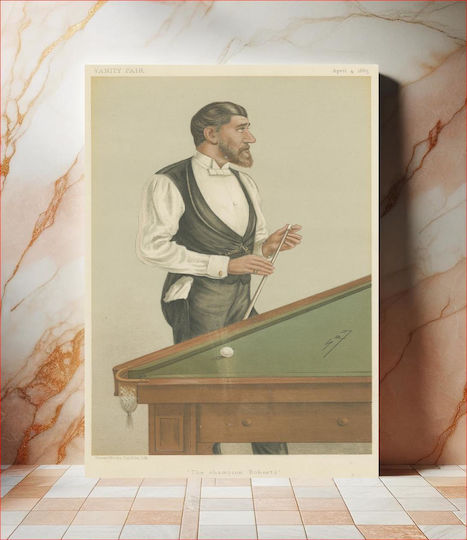 Vanity Fair Sports Diverse Biliard Panou The Champion Roberts Mr John Roberts Jr 4 Aprilie 1885 Pe Pânză 40x65 cm Vanity Fair Sports Diverse Biliard Panou The Champion Roberts Mr John Roberts Jr 4 Aprilie 1885 Pe Pânză 40x65 cm