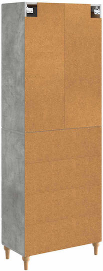 Bibliothek Grau 66x34,5x90cm