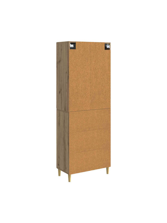 Кафява Етажерка (2 Броя) 66x34.5x95 см