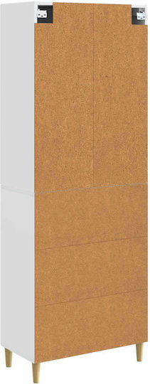 Weißes Bücherregal (2 Stück) 66x34,5x90cm