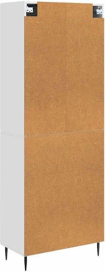 Бели Етажерки (2 Броя) 66x34.5x89.5 см