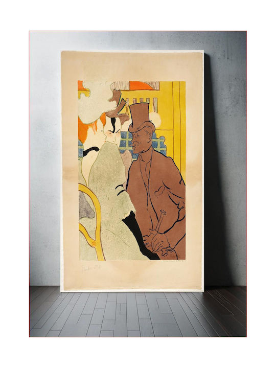 L'anglais Au Moulin Rouge Πίνακας σε Καμβά 40x50cm