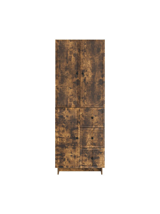 Кафяви Етажерки (2 Броя) 66x34.5x90 см