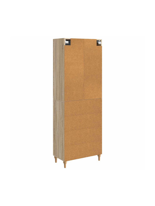 Βιβλιοθήκες Καφέ (2τμχ) 66x34.5x95εκ.