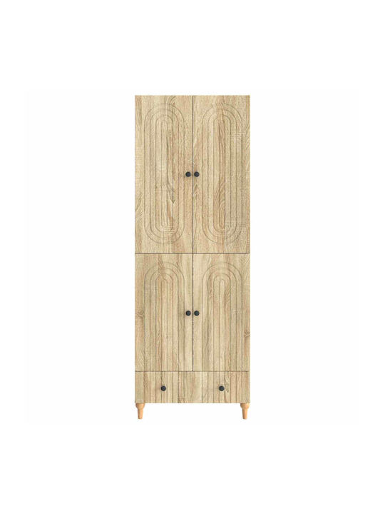 Βιβλιοθήκες Καφέ (2τμχ) 66x34.5x95εκ.