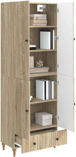 Bücherregale Braune 2Stücke 66x34.5x95cm