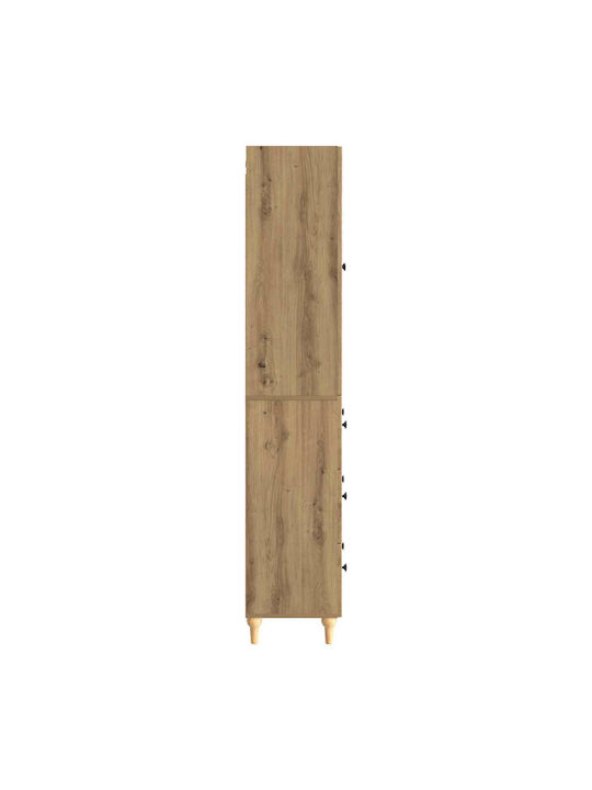 Βιβλιοθήκες Καφέ (2τμχ) 66x34.5x90εκ.