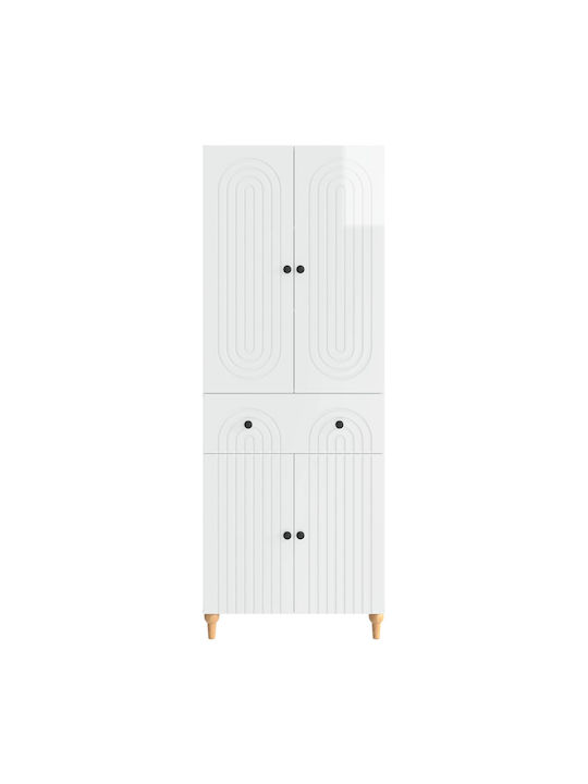 Библиотеки Бели (2 бр.) 66x34.5x90 см