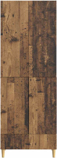 Кафяви Етажерки (2 Броя) 66x34.5x95 см