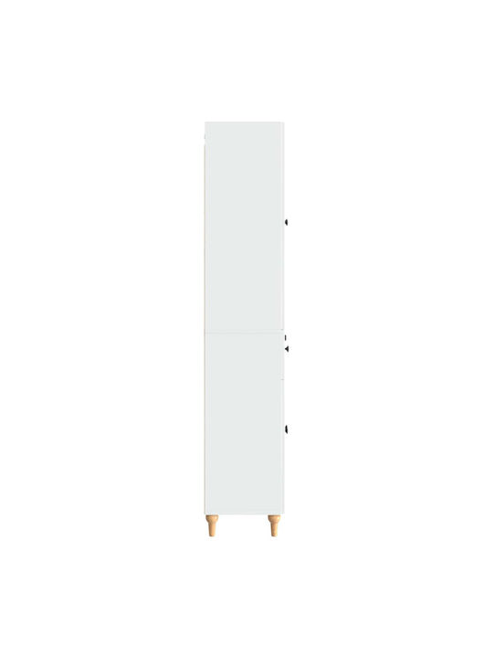 Библиотеки Бели (2 бр.) 66x34.5x90 см