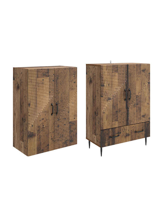 Bookcase Brown 66x34.5x95cm