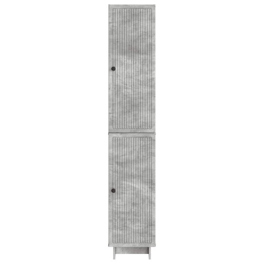 vidaXL Подова Колона За Баня 34.5x33x90см Сива