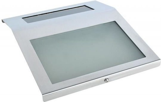 Wall Mounted Solar House Number Light with Photocell