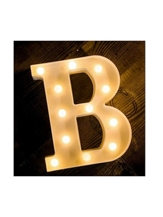 Dekoratives Tischlampen LED Warmes Weiß Brief