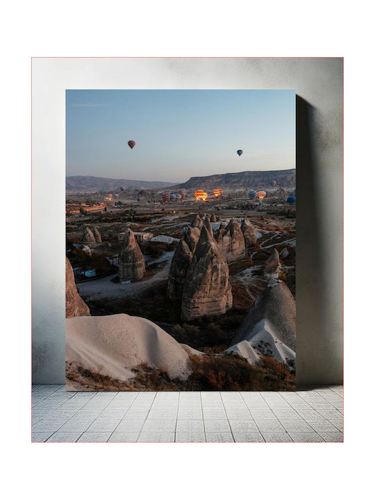 Tabloul Baloane deasupra Cappadociei la răsărit 100x150
