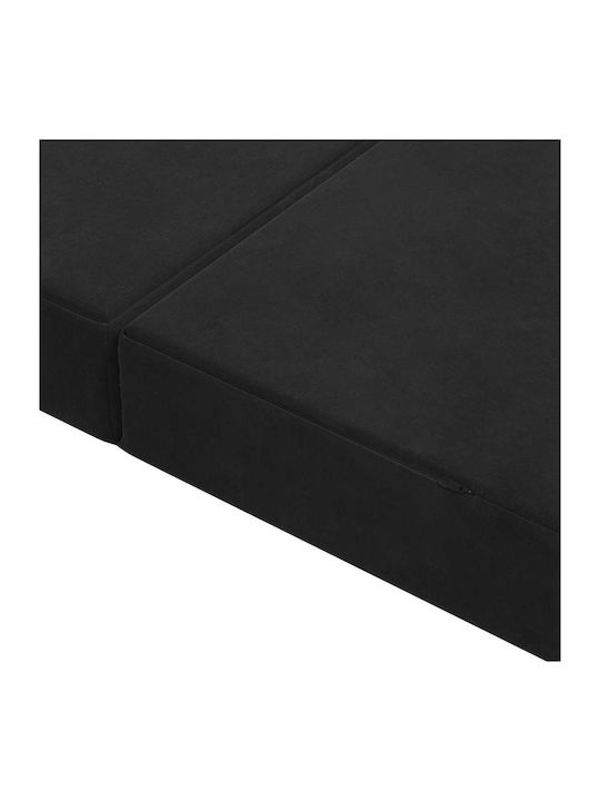 Πολυμορφικός Πουφ Καναπές Μαύρο 80x67x45cm