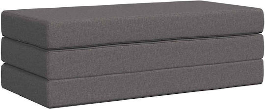 Fotoliu Puf Polimorfic Canapea Gri Deschis 160x67x45cm