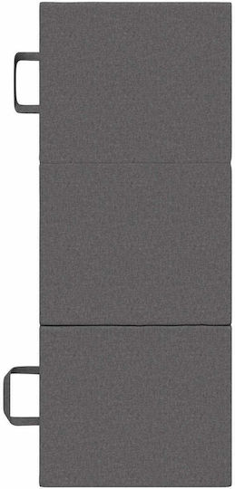 Multifunctional Bean Bag Sofa Light Gray 90x67x45cm