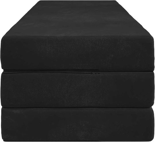 Vielseitiger Sitzsack Kanape Schwarz 200x67x45cm